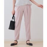 ライトピンク(070) | 【シワになりにくい】コットンライクテーパードパンツ | THE SHOP TK