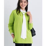 グリーン(025) | ロングライン ストレッチニット | THE SHOP TK