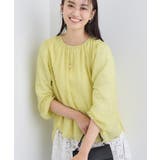 イエローグリーン(025) | 【袖コンシャス】シアードットブラウス | THE SHOP TK