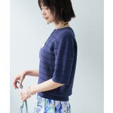 【洗える/コットン】ボーダー柄編みニット | THE SHOP TK | 詳細画像14 