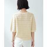 【洗える/コットン】ボーダー柄編みニット | THE SHOP TK | 詳細画像20 