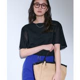 ブラック(019) | 【クルーネック】ラメニシアーニット | THE SHOP TK