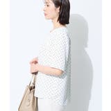 【お仕事に最適】Vネック柄ブラウス | THE SHOP TK | 詳細画像2