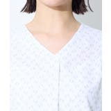 【お仕事に最適】Vネック柄ブラウス | THE SHOP TK | 詳細画像13