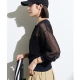【大人シアー】メッシュ編みニットカーディガン | THE SHOP TK | 詳細画像2