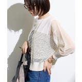 【大人シアー】メッシュ編みニットカーディガン | THE SHOP TK | 詳細画像6