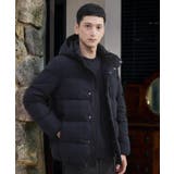 ネイビー(294) | ウールライク チェック ダウン ブルゾン | TAKEO KIKUCHI