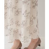 フロッキーフラワーオーガンジースカート | Couture brooch | 詳細画像20