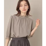 【華やか・大人可愛い・5分袖】エンブロレース前後2WAYブラウス | Couture brooch | 詳細画像36