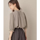 【華やか・大人可愛い・5分袖】エンブロレース前後2WAYブラウス | Couture brooch | 詳細画像40