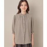 【華やか・大人可愛い・5分袖】エンブロレース前後2WAYブラウス | Couture brooch | 詳細画像53