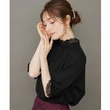 【華やか・大人可愛い・5分袖】エンブロレース前後2WAYブラウス | Couture brooch | 詳細画像27