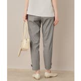 【らくちん・キレイ見え】リボンハイパーストレッチパンツ | Couture brooch | 詳細画像6 