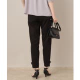 【らくちん・キレイ見え】リボンハイパーストレッチパンツ | Couture brooch | 詳細画像16 