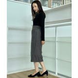 【大人可愛い・リボン取り外し可】前後2WAYラメリブ シアープチフリルニット | Couture brooch | 詳細画像28 