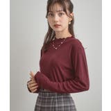 【ほんのりシアー・きれいめ】サステナブル テレコインナートップス | Couture brooch | 詳細画像41