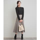 【ほんのりシアー・きれいめ】サステナブル テレコインナートップス | Couture brooch | 詳細画像17