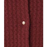 【大人可愛い・きれいめ・通勤】ケーブルカーディガン | Couture brooch | 詳細画像48 