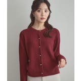 【大人可愛い・きれいめ・通勤】ケーブルカーディガン | Couture brooch | 詳細画像41 