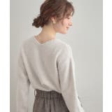 【前後2WAY】スパンコールラメフェザー ニット | Couture brooch | 詳細画像6