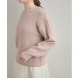 【前後2WAY】スパンコールラメフェザー ニット | Couture brooch | 詳細画像55