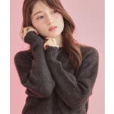 【前後2WAY】スパンコールラメフェザー ニット | Couture brooch | 詳細画像28