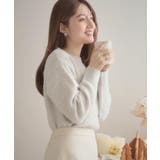 【前後2WAY】スパンコールラメフェザー ニット | Couture brooch | 詳細画像12