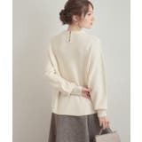 【ゆるふわ・通勤】リッシュアンゴラ バックパール調ニット | Couture brooch | 詳細画像9 