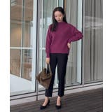 【ゆるふわ・通勤】リッシュアンゴラ バックパール調ニット | Couture brooch | 詳細画像39 