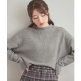 【ゆるふわ・通勤】リッシュアンゴラ バックパール調ニット | Couture brooch | 詳細画像16 