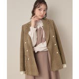 【高見え・きれいめ・通勤】レースカフス パール調釦テーラードジャケット | Couture brooch | 詳細画像17 