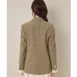 【高見え・きれいめ・通勤】レースカフス パール調釦テーラードジャケット | Couture brooch | 詳細画像42 