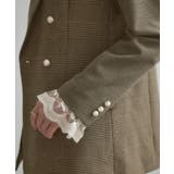 【高見え・きれいめ・通勤】レースカフス パール調釦テーラードジャケット | Couture brooch | 詳細画像44 