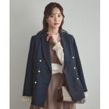 【高見え・きれいめ・通勤】レースカフス パール調釦テーラードジャケット | Couture brooch | 詳細画像9 