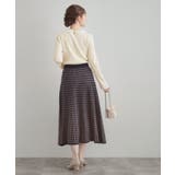 【着映え・フェミニン・通勤】レース衿カフス付きリブニット | Couture brooch | 詳細画像3