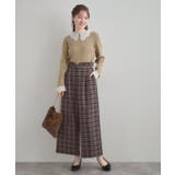 【着映え・フェミニン・通勤】レース衿カフス付きリブニット | Couture brooch | 詳細画像23