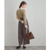 【着映え・フェミニン・通勤】レース衿カフス付きリブニット | Couture brooch | 詳細画像25