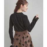 【着映え・フェミニン・通勤】レース衿カフス付きリブニット | Couture brooch | 詳細画像39