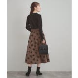 【着映え・フェミニン・通勤】レース衿カフス付きリブニット | Couture brooch | 詳細画像37