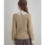 【着映え・フェミニン・通勤】レース衿カフス付きリブニット | Couture brooch | 詳細画像53