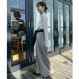 【着映え・フェミニン・通勤】レース衿カフス付きリブニット | Couture brooch | 詳細画像8