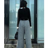 【着映え・フェミニン・通勤】レース衿カフス付きリブニット | Couture brooch | 詳細画像21