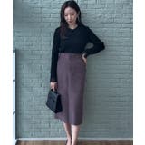 【着映え・フェミニン・通勤】レース衿カフス付きリブニット | Couture brooch | 詳細画像43