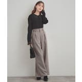 【着映え・フェミニン・通勤】レース衿カフス付きリブニット | Couture brooch | 詳細画像41