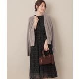 【一枚で着映える・花柄・通勤】前後2WAYシフォン楊柳小花ワンピース | Couture brooch | 詳細画像13 