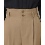 【帯電防止・通勤】ウエストリボン サスペンダー付きワイドパンツ | Couture brooch | 詳細画像39 