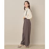 【フェミニン・通勤】タイ付きピコフリルブラウス | Couture brooch | 詳細画像2 