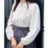 【大人可愛い・通勤】ピンタックレースブラウス | Couture brooch | 詳細画像18