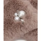 エコファービジューパール調ティペット | Couture brooch | 詳細画像3