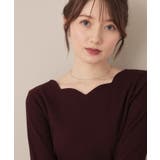 【マシンウォッシャブル・通勤・大人可愛い】ハートネックテレコプルオーバー | Couture brooch | 詳細画像19 